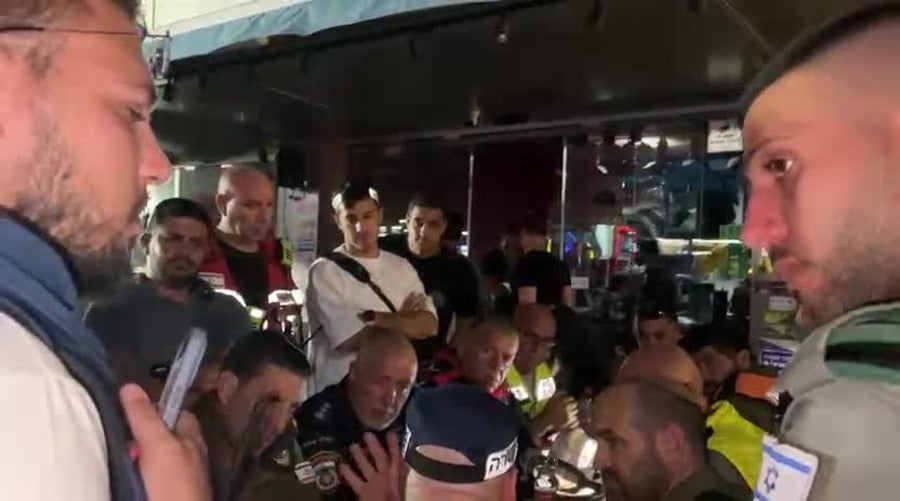 המשטרה בזירת הנפילה