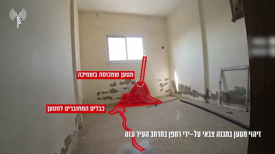 מטנין במבנה ממולכד עזה צהל