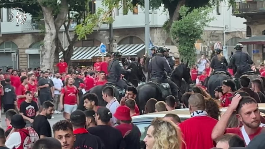 משחק כדורגל דרבי תל אביב 19.10