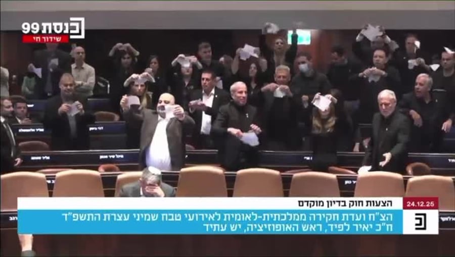יש עתיד קורעים את חוק ועדת חקירה