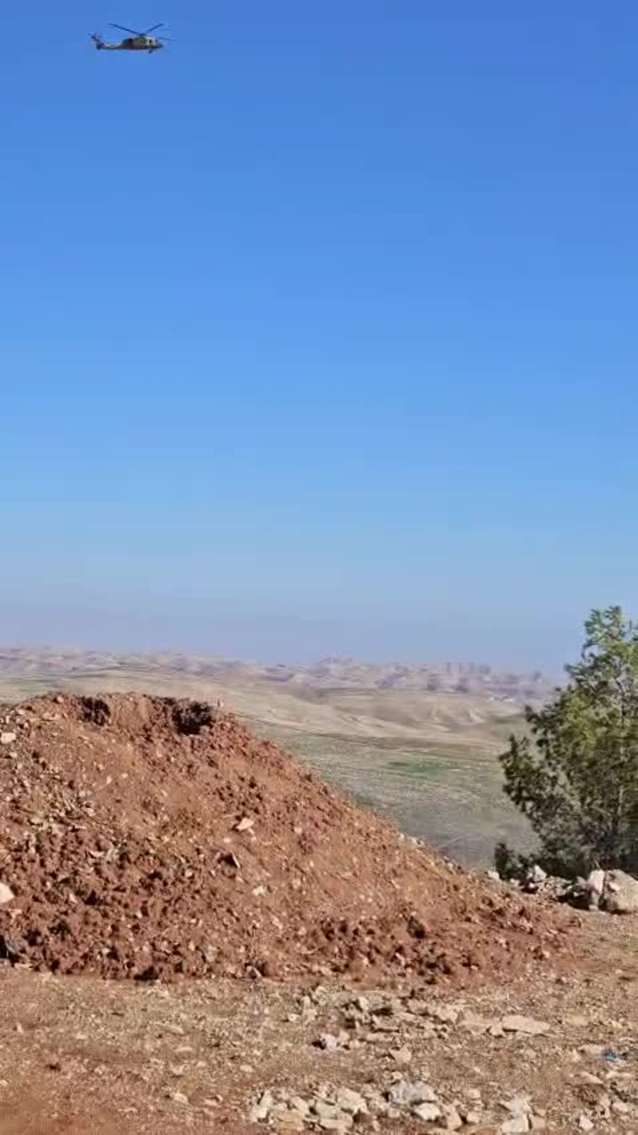 תיעוד התרסקות המסוק בגוש עציון