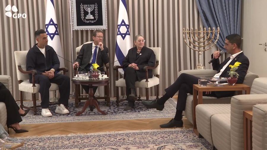 ערן זהבי בבית הנשיא