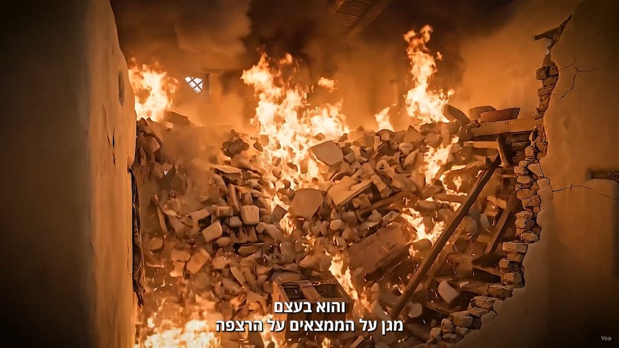 חשיפת קורות העץ והדמיה של מקומן