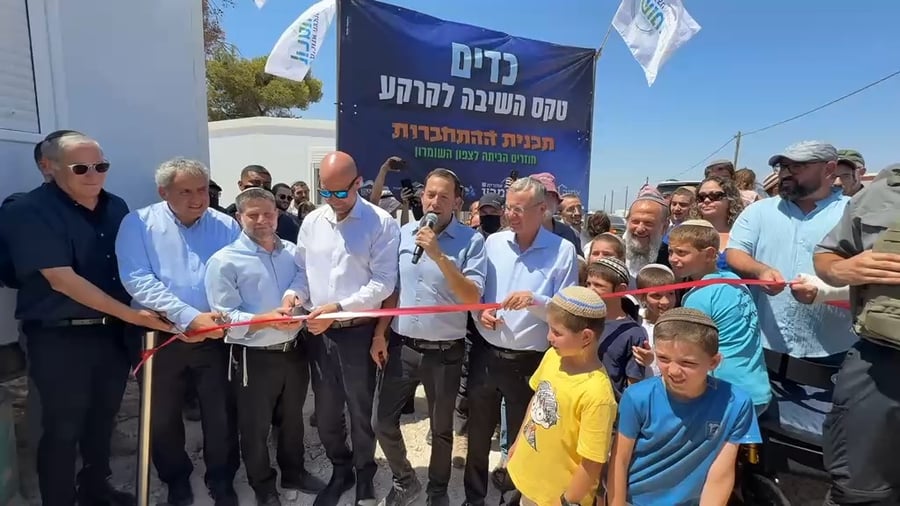 "תיקנו את הגירוש": היישוב כדים הוקם מחדש