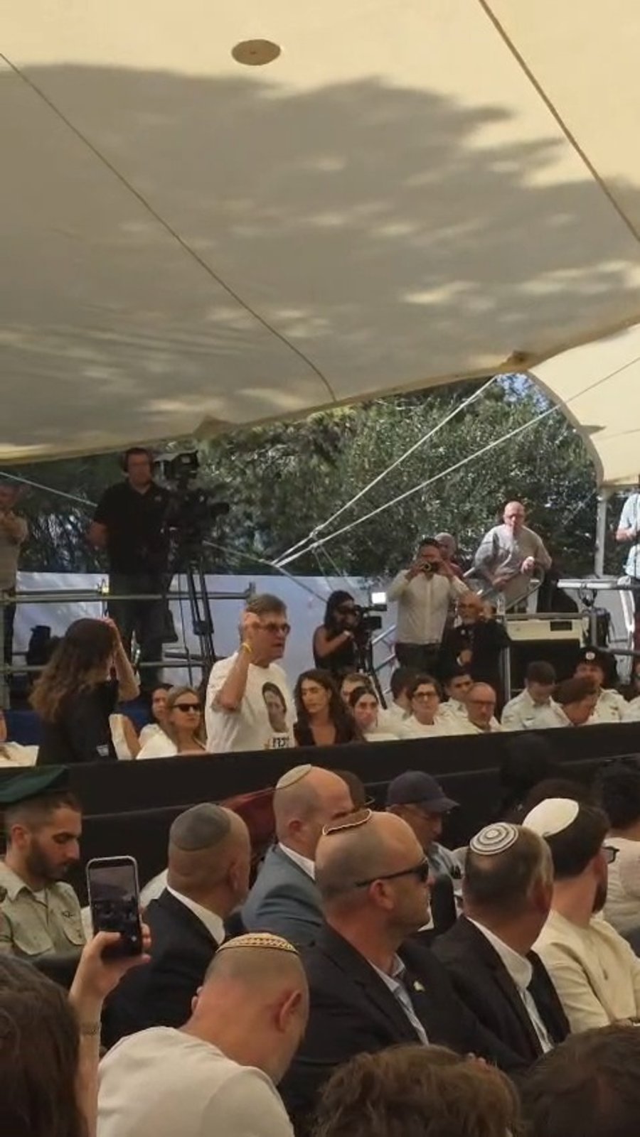 האב השכול מתפרץ לדברי נתניהו
