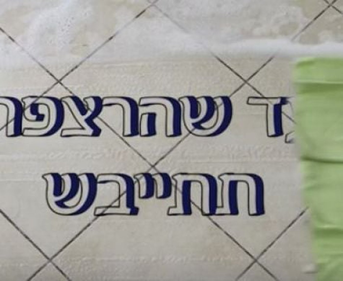 "עד שהרצפה תתייבש": 2 דקות על פרשת 'אמור'