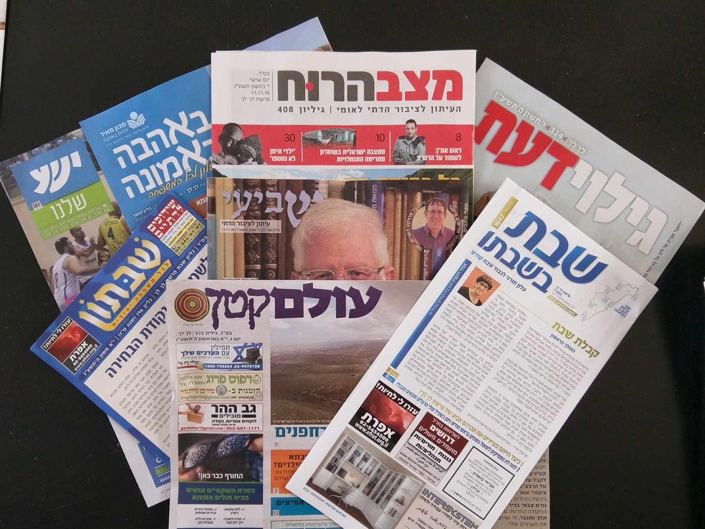 מדד מסקר: מה העיתון או העלון הכי נקרא במגזר?