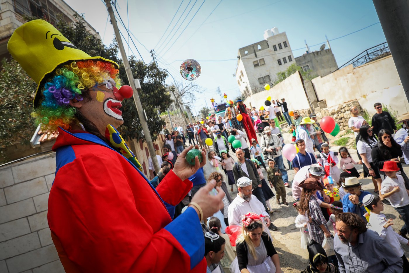 הרחובות והח"כים לבשו חג• חגיגות פורים ברחבי הארץ