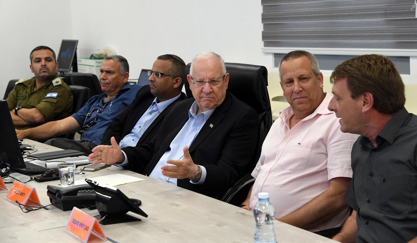 ריבלין: "איש לא יוכל להוציא אותנו מכאן"