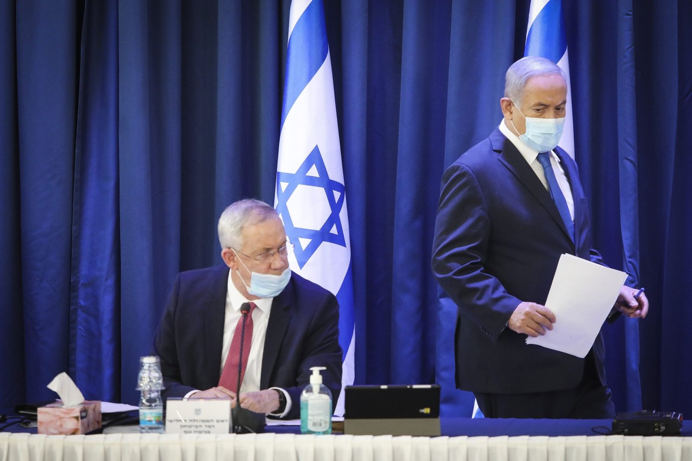 גנץ ונתניהו