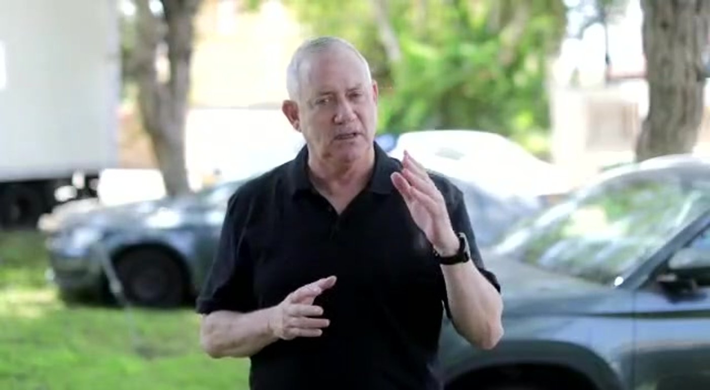 גנץ למשלחת האמריקנית: "המטרה היא להביא לשקט"