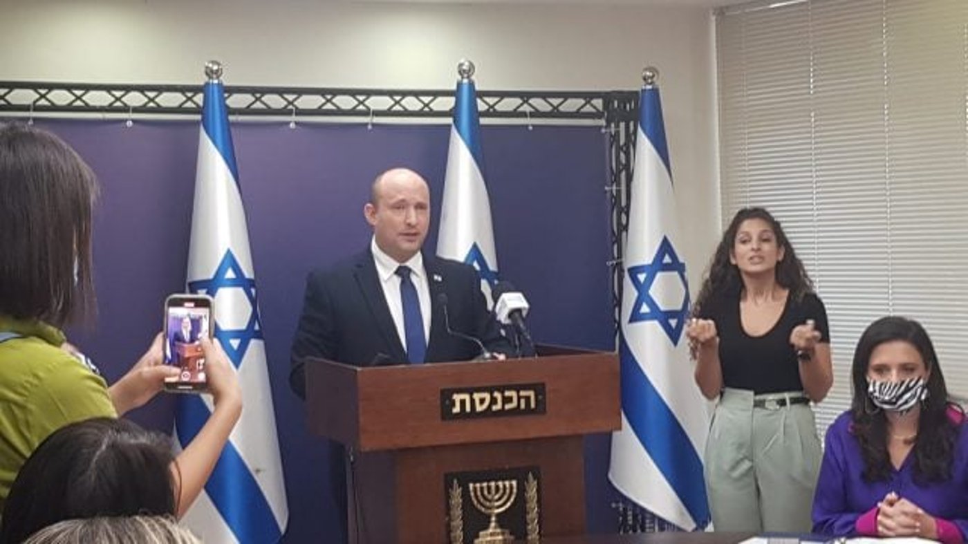 בנט ושקד בישיבת הסיעה