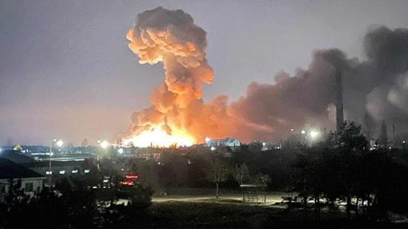 פיצוץ בקייב, הבוקר, קרדיט: משרד נשיא אוקראינה
