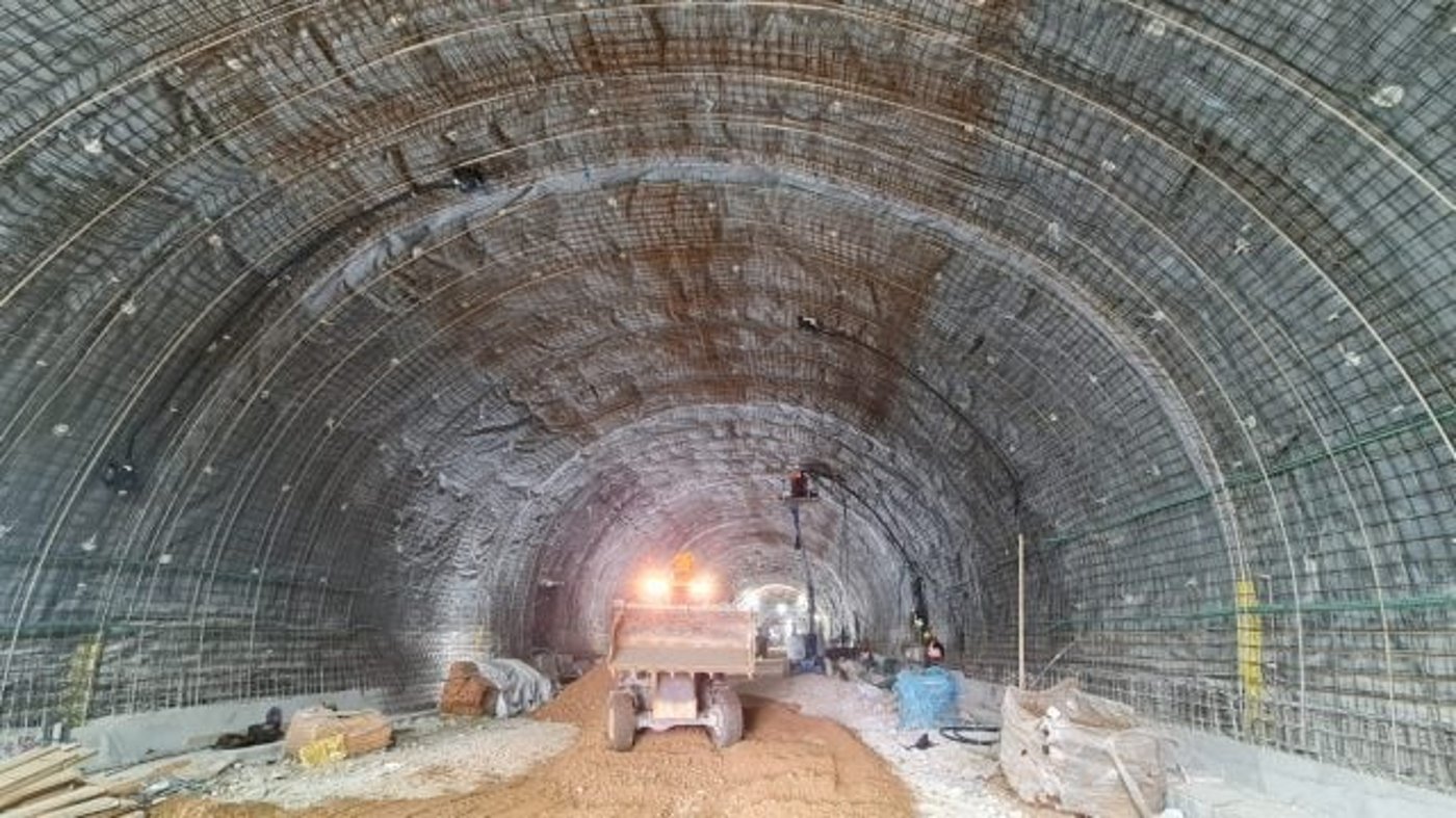 עבודות בכביש המנהרות