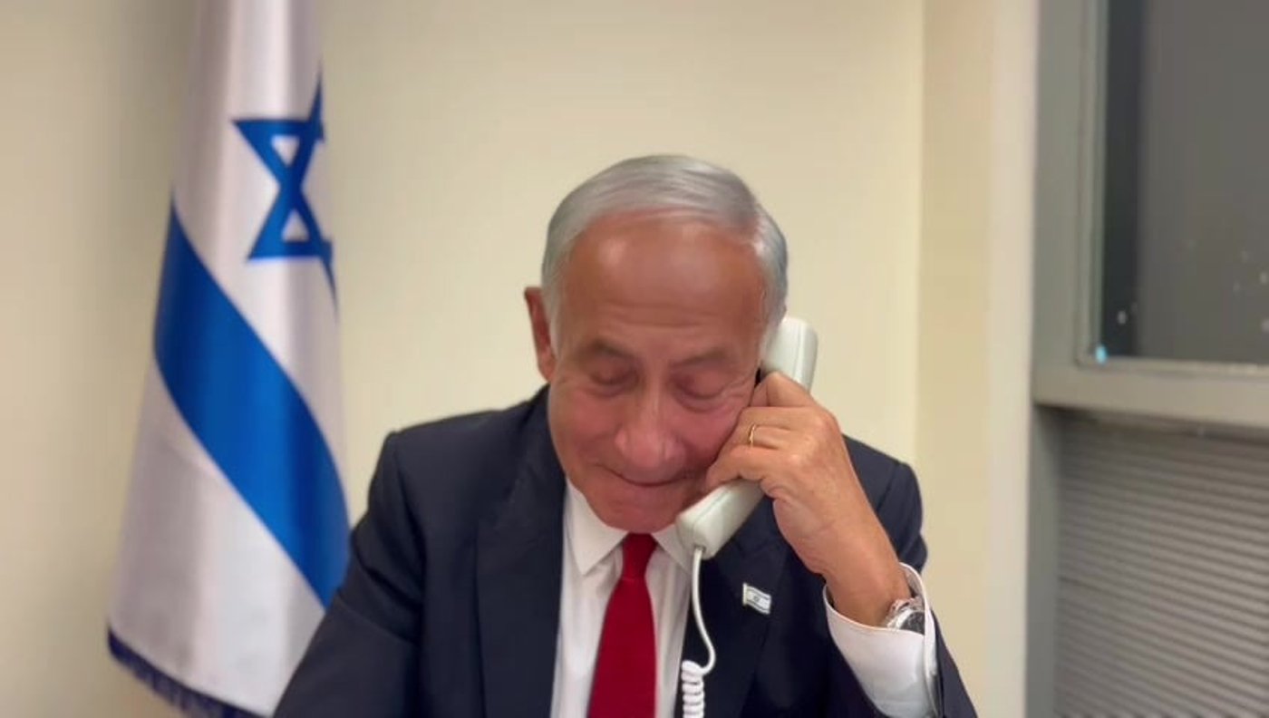 צפו בתיעוד: כך בישר נתניהו להרצוג: "עלה בידי"