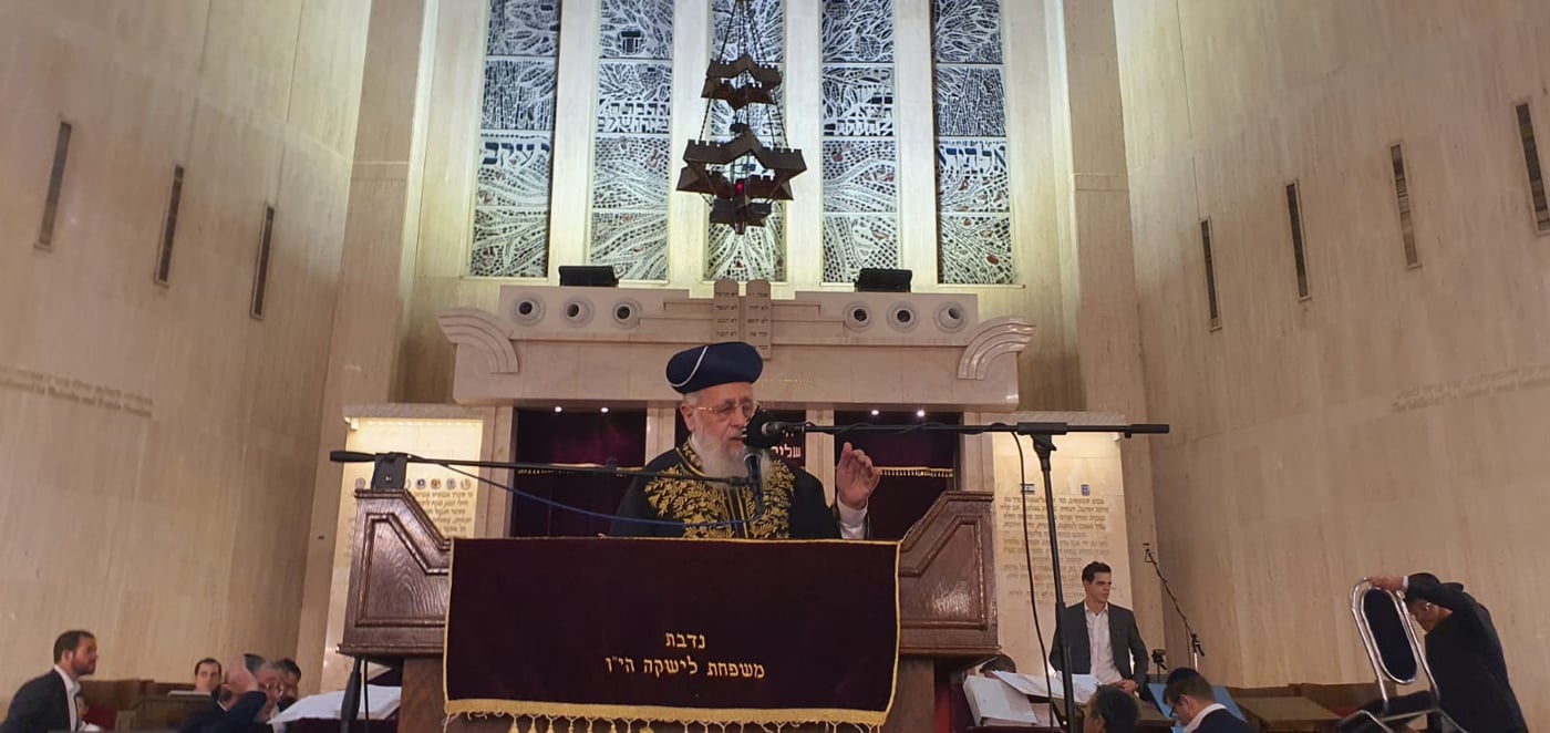 הרב יוסף: קורא לממשלה ולאופוזיציה לעשות פשרה