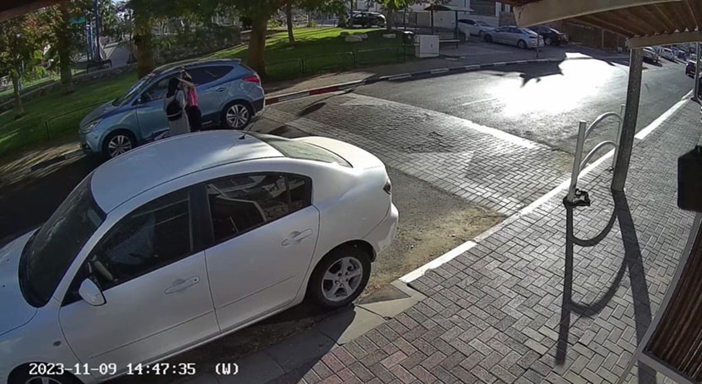 תיעוד: רגע פגיעת הרחפן בבית הספר באילת