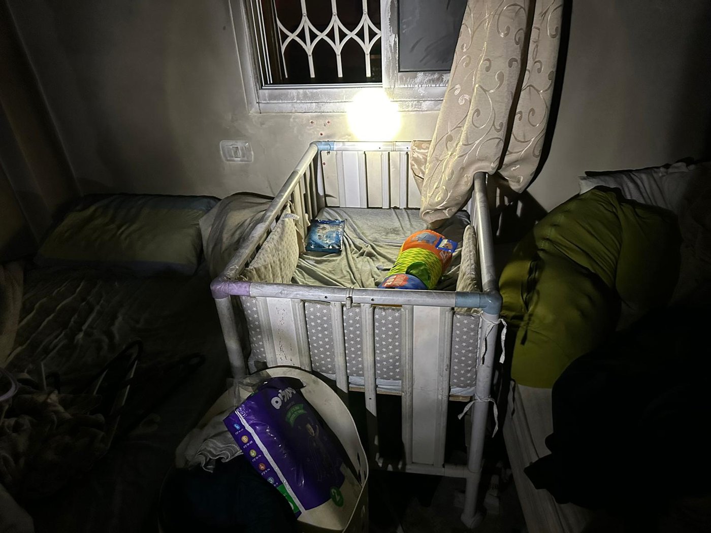 תינוק נכווה בשריפה בצפת, מצבו קשה