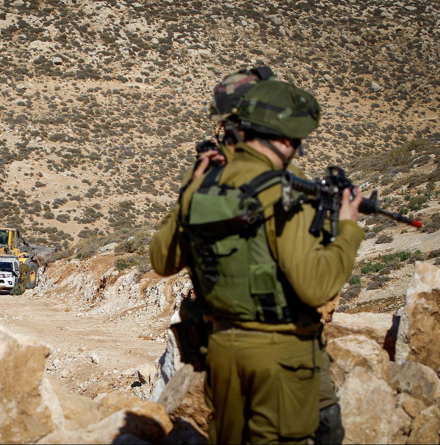 פיגוע ליד מיצד: לוחמים פגעו בשני מחבלים