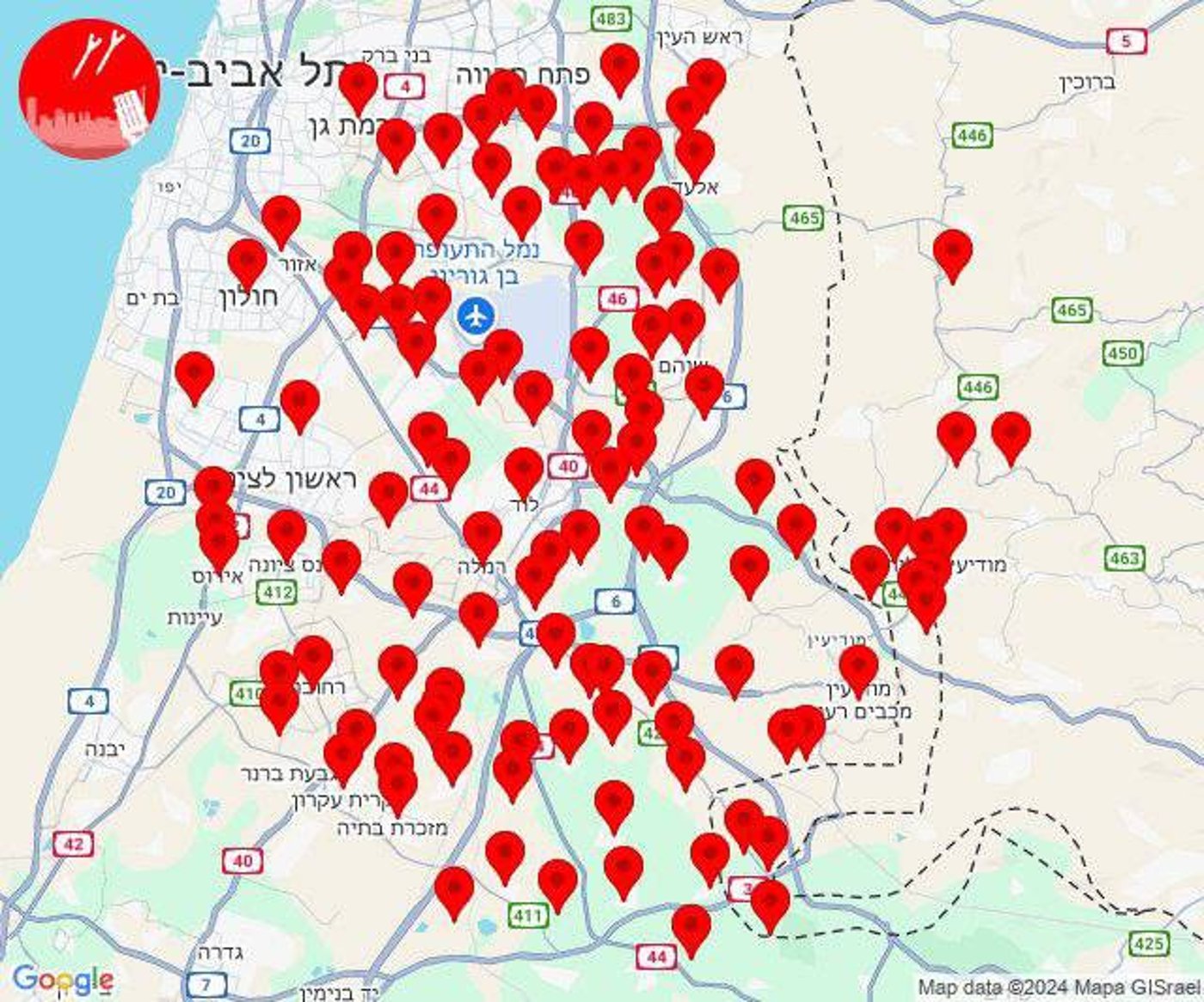 הטיל מתימן: יותר מ-2 מיליון ישראלים נכנסו למקלטים