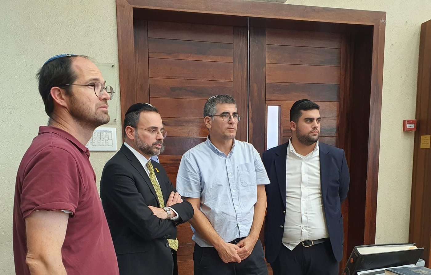 שר הבריאות ביקר בישיבת ההסדר בירוחם: "נדבך חשוב מהחוסן הלאומי"