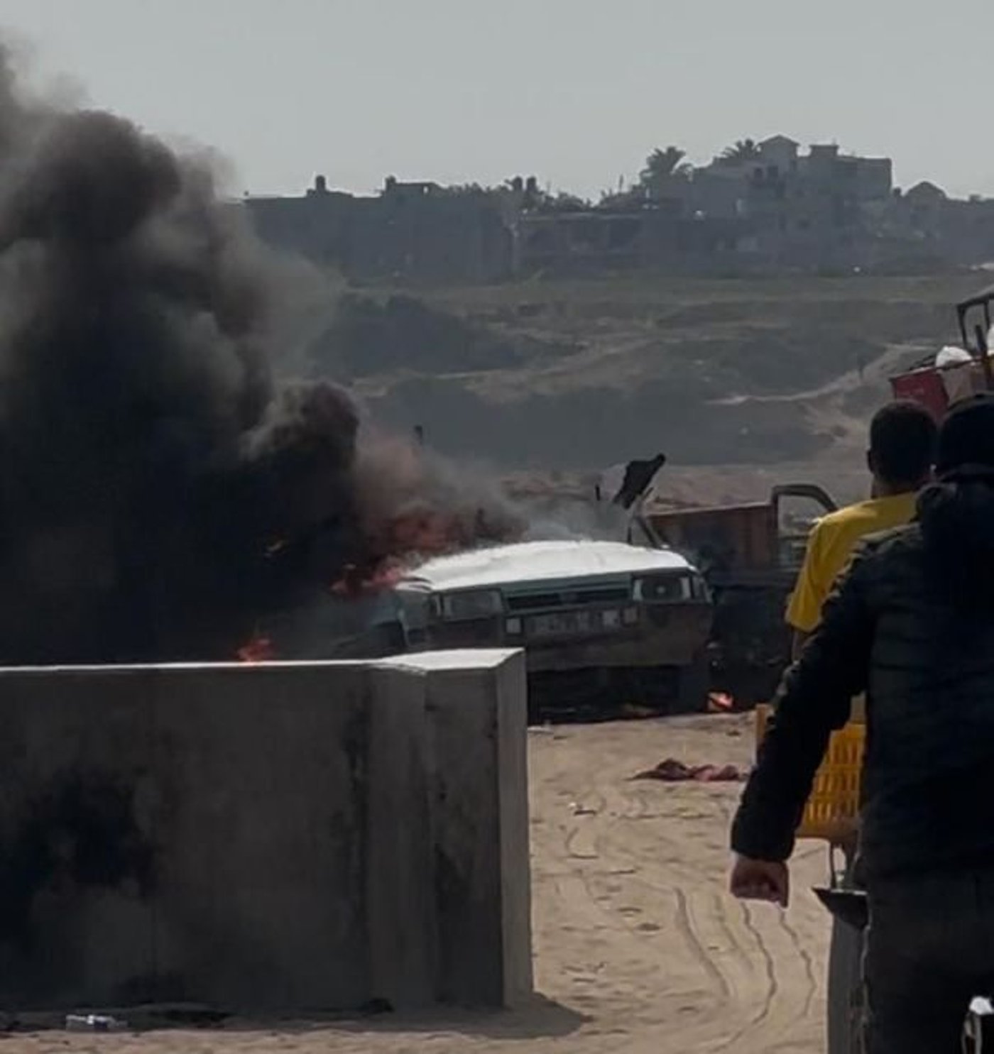 צה"ל תקף רכב ברצועת עזה: "הפר את המתווה המוסכם"