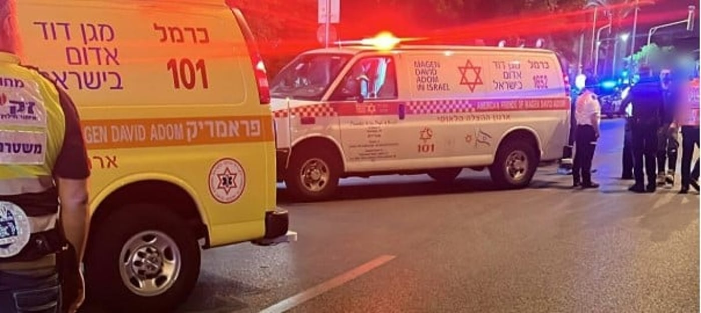 גבר בן 45 נפגע מרכב בחיפה, מצבו קשה