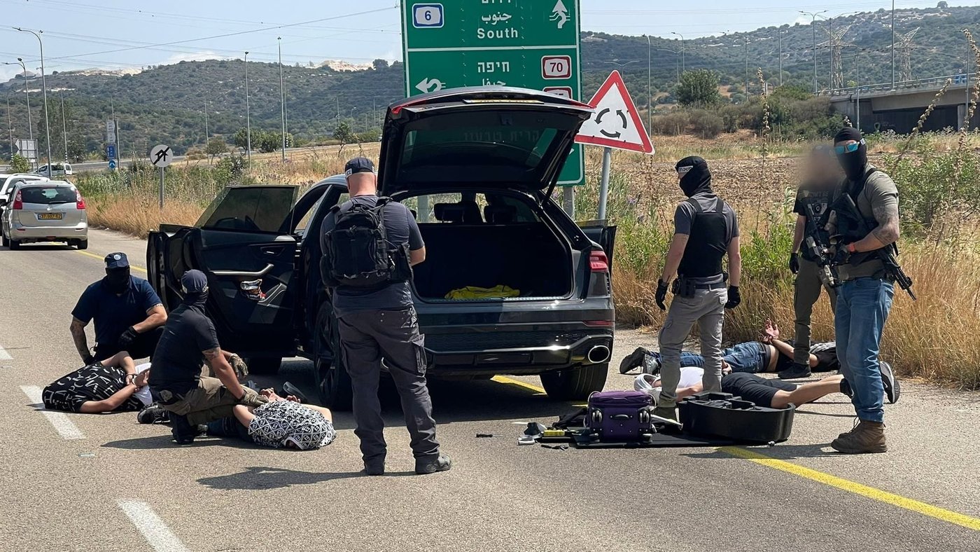 צפו בתיעוד: שב"ס והמשטרה סיכלו "שיירת כבוד" לאסיר משוחרר וחשפו תחבולה