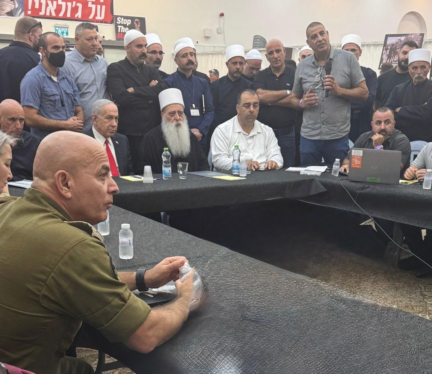 נתניהו לבכירי העדה הדרוזית על סוריה: "לא נאיבי, בגלל זה הפעלנו כוח"