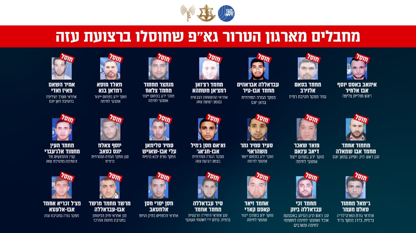 בלי מסתור: צה"ל חושף את המחבלים המרכזיים שחוסלו לאחרונה