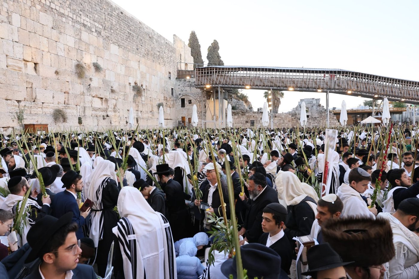 חוה"מ סוכות בכותל: אלו מועדי ברכת הכהנים והסדרי התנועה