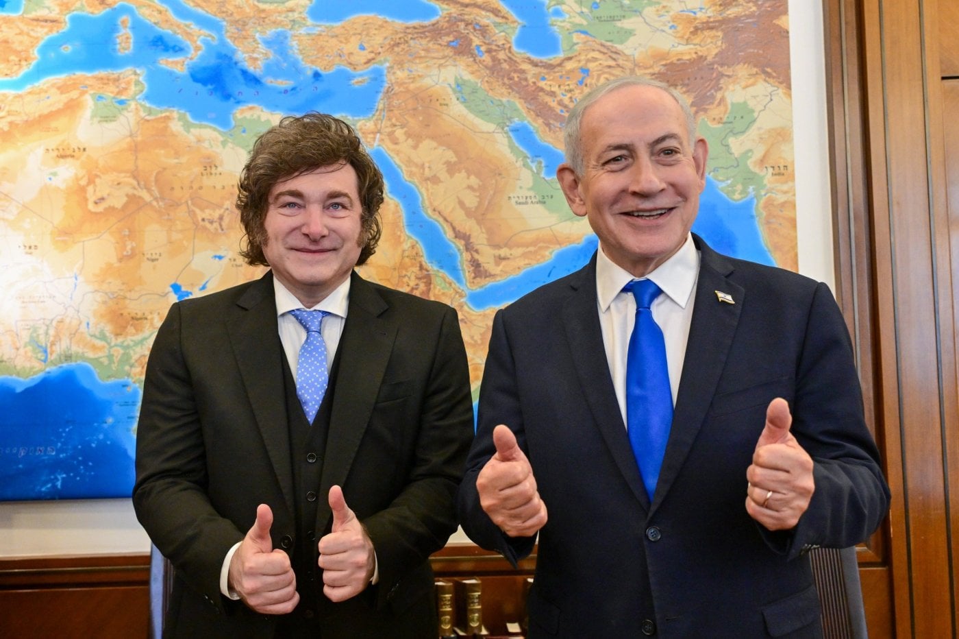 נתניהו וחאבייר מיליי