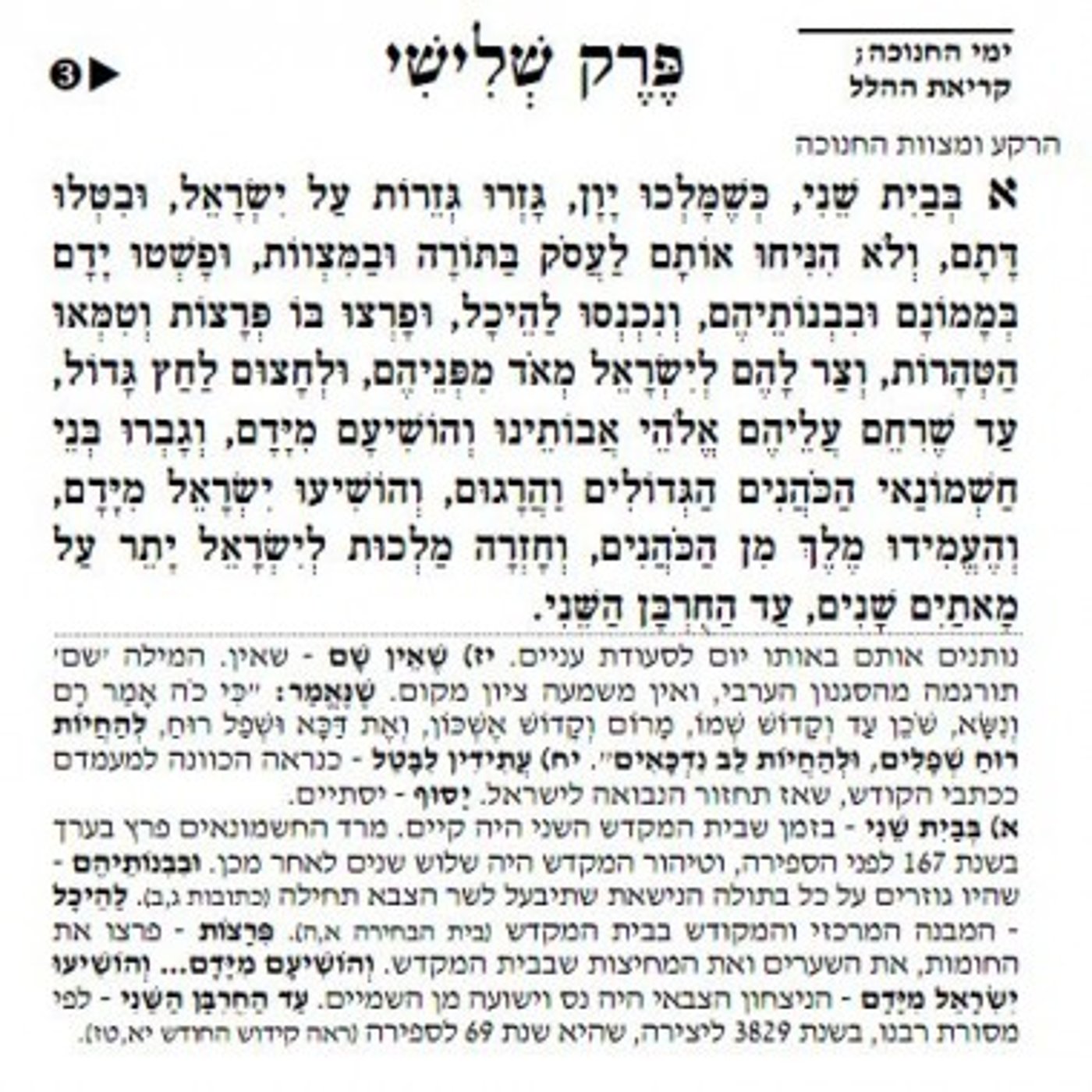 להורדה: הלכות חנוכה לרמב"ם מנוקדות ומבוארות