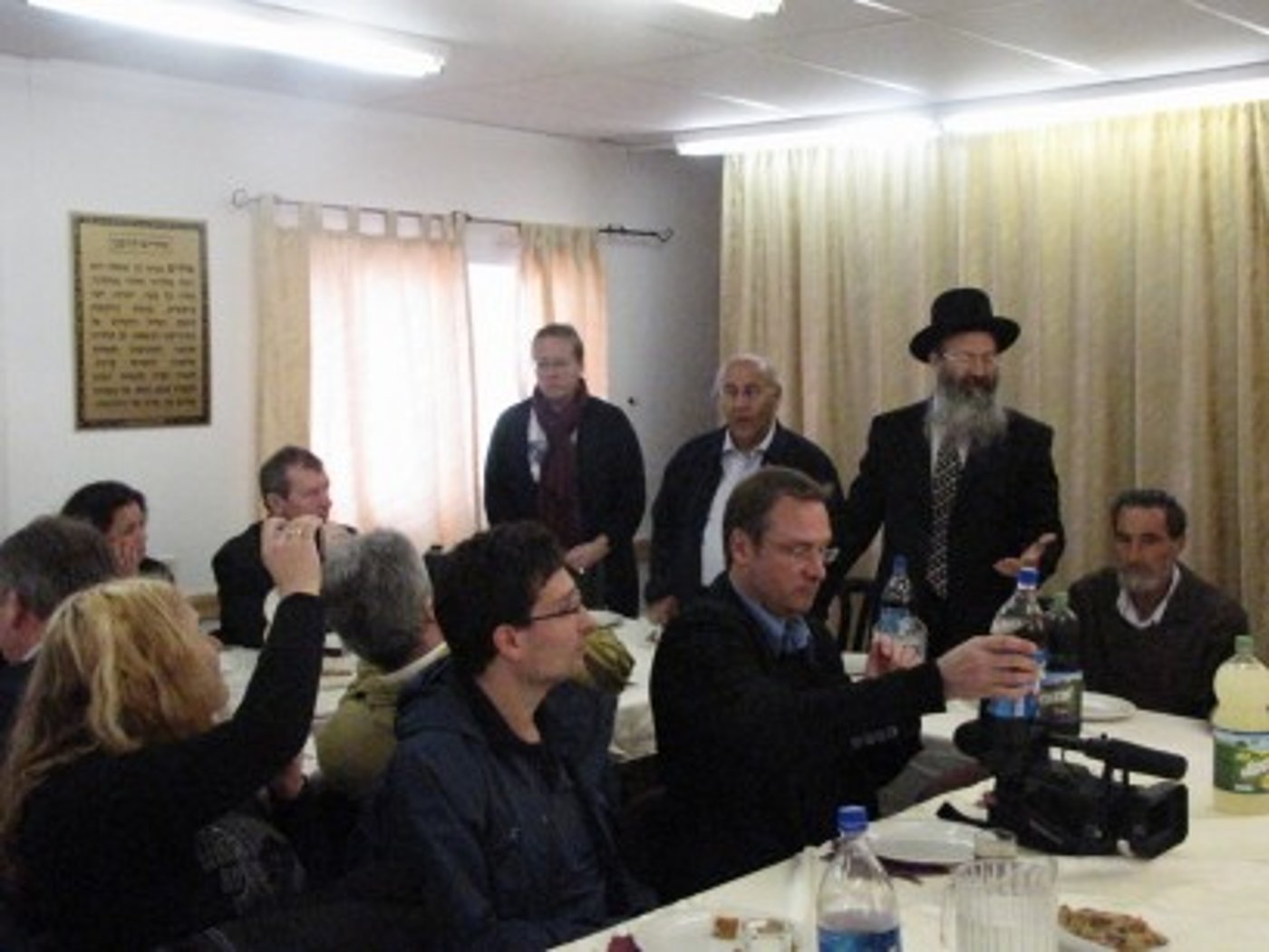 משלחת של חברי פרלמנט אירופאים בביקור בשומרון