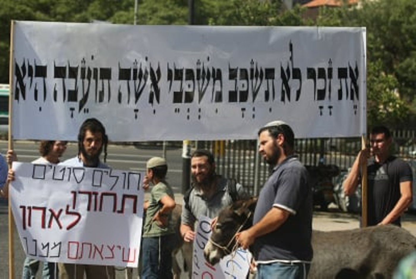 תמונות ממצעד הבהמות שנערך בצהרים בירושלים