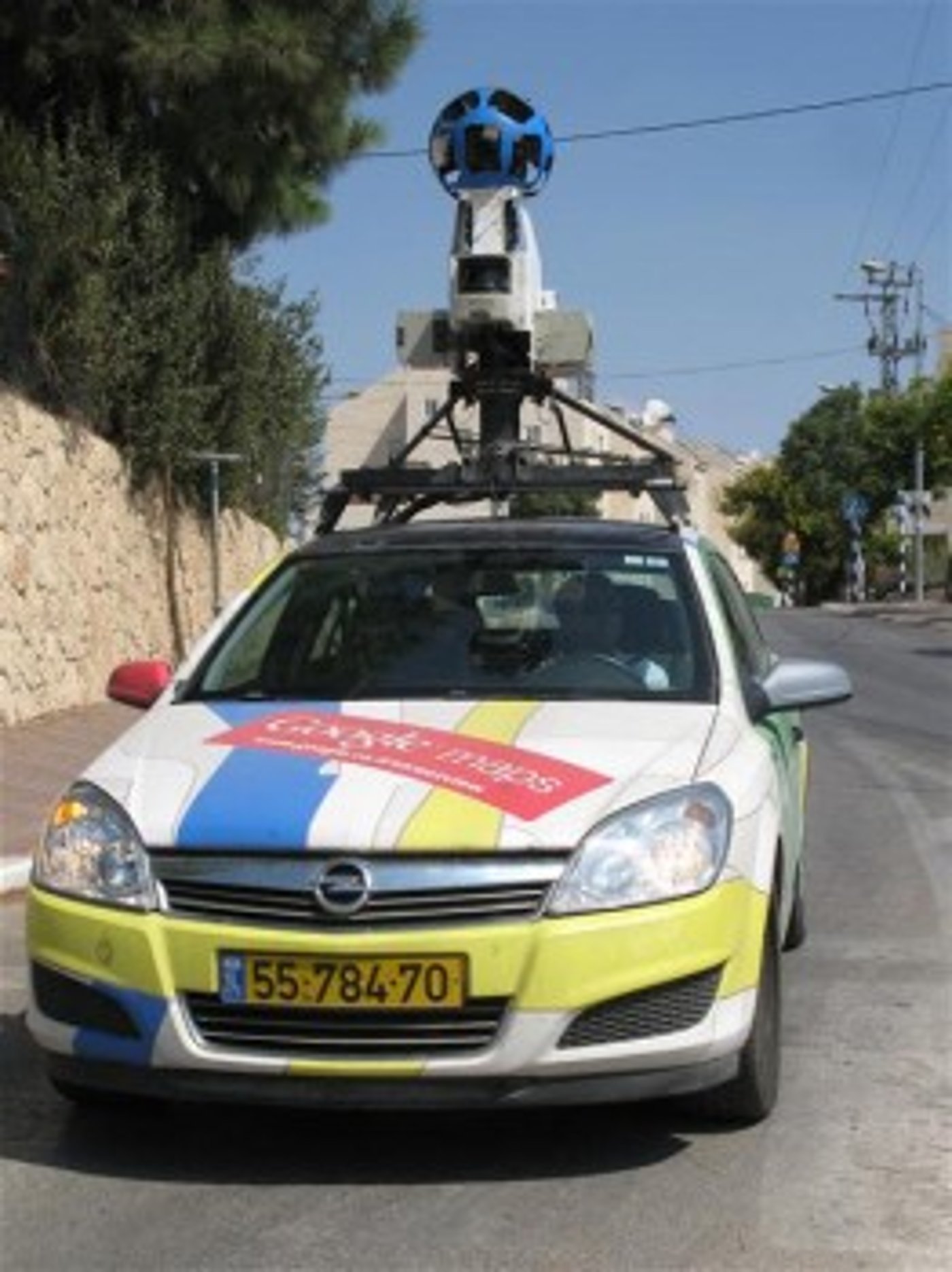 רכבי גוגל סטריט הגיעו לחברון