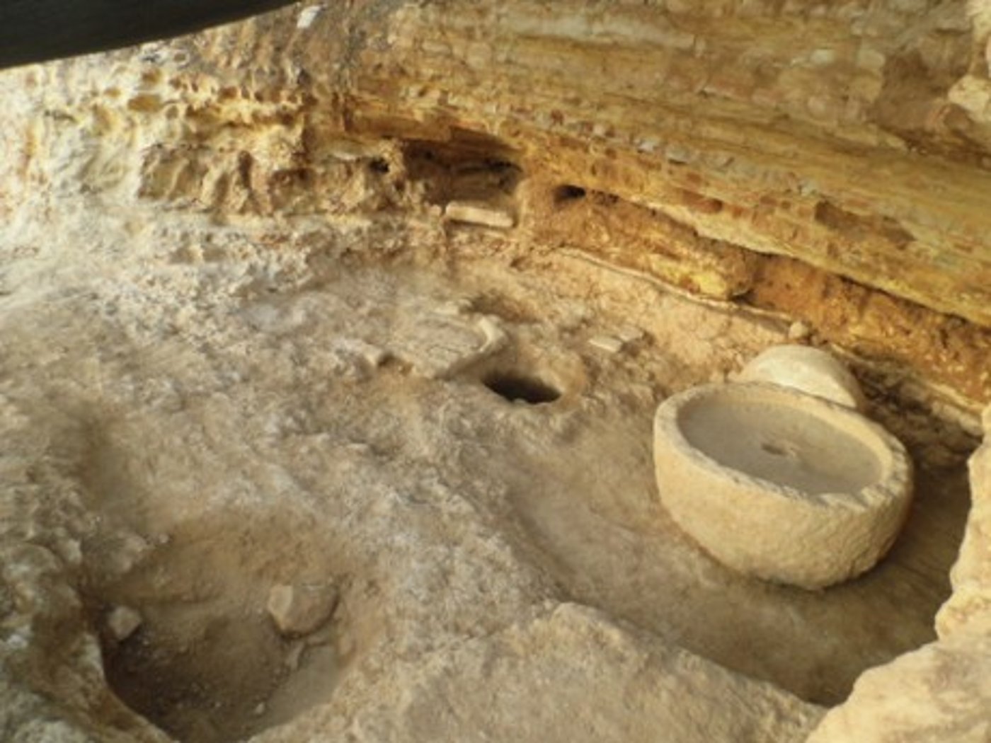 מערת בית בד עתיקה נמצאה בחצר של מכון לב