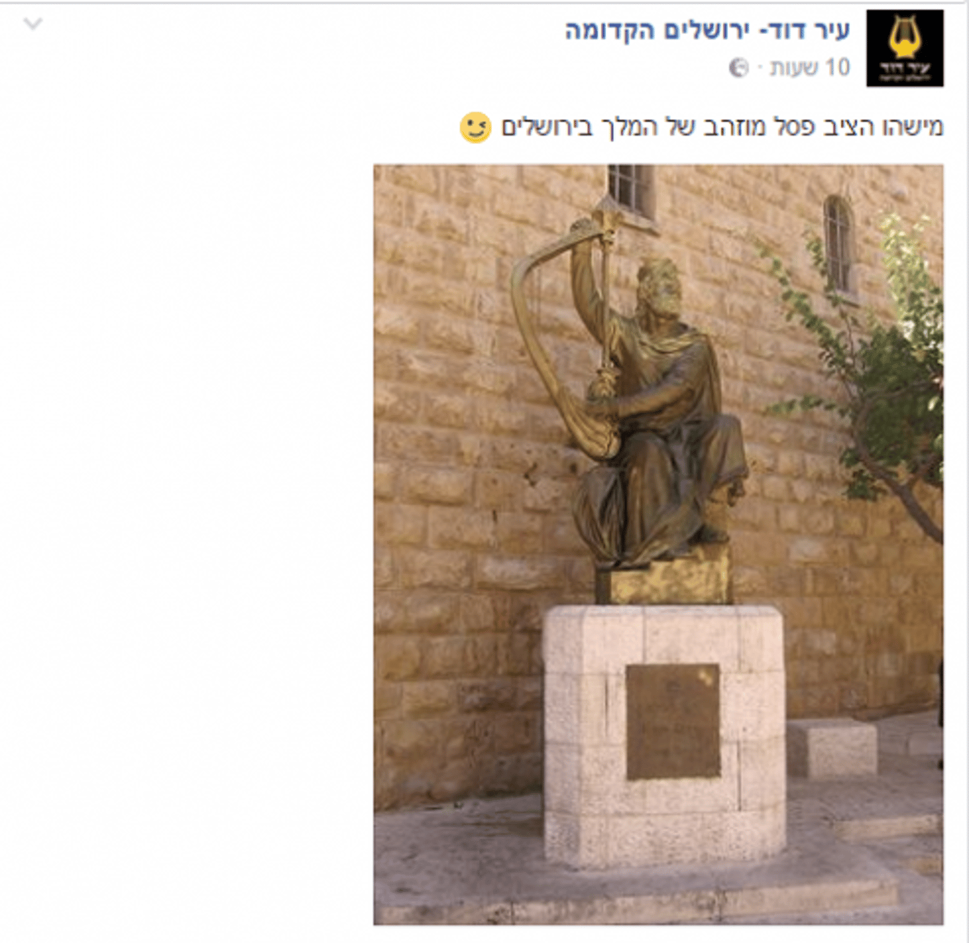 עיר דוד לוקחת סיכון