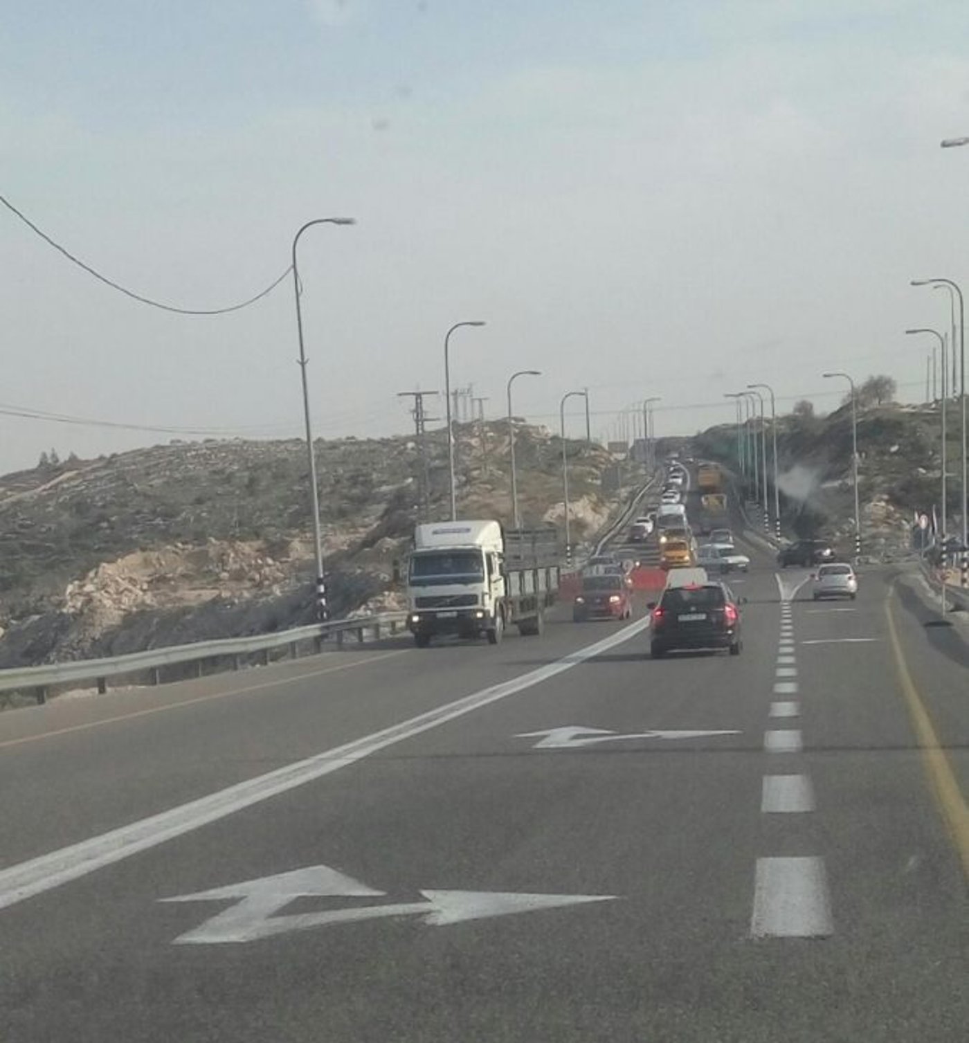 חסימת כביש בצומת גבעת אסף (צעירי עפרה)