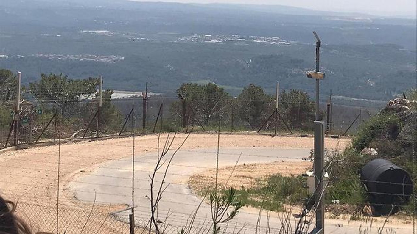 גבול ישראל מהצד הלבנוני (מתוך הסיור של חיזבאללה)