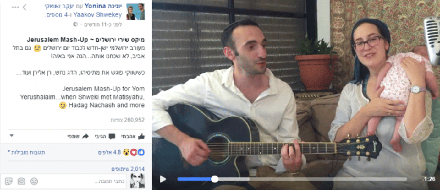 מודים לצוקרברג לא רק על ההצלחה במוזיקה (צילום מסך)