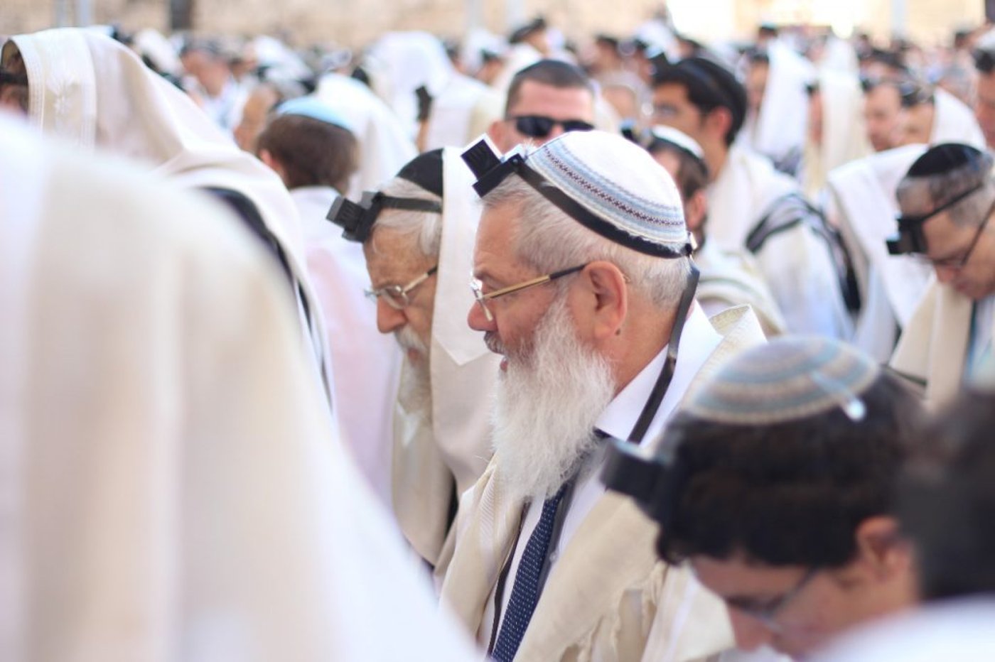 צפו: אלפים בתפילת הישיבות הסרוגות בכותל