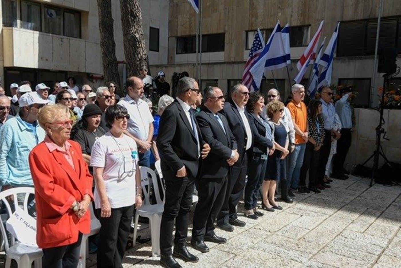 טקס האזכרה בסיום הצעדה