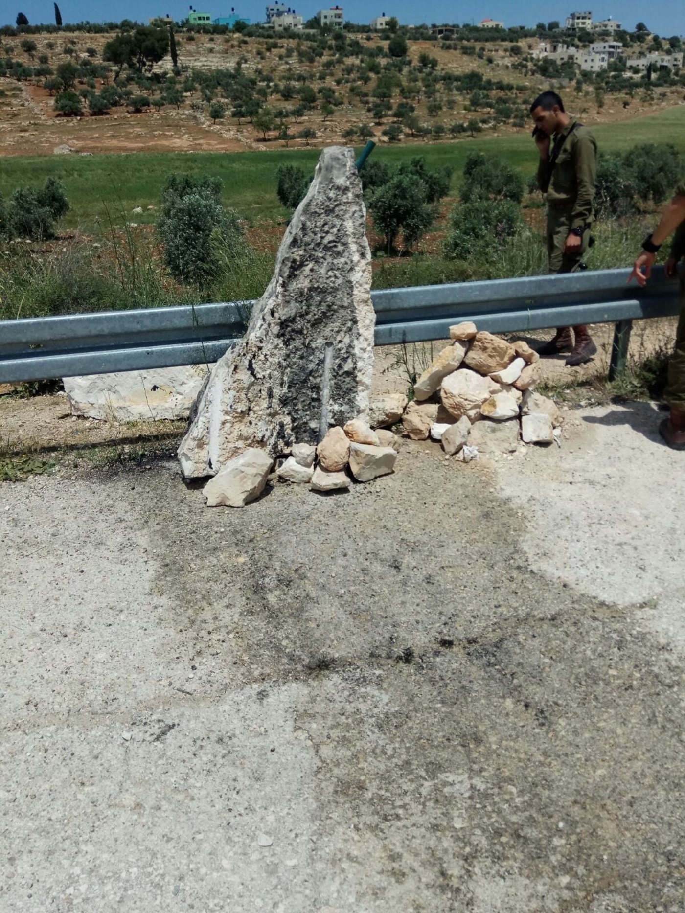 שוקמה האנדרטה לזכר בני משפחת הנקין בשומרון