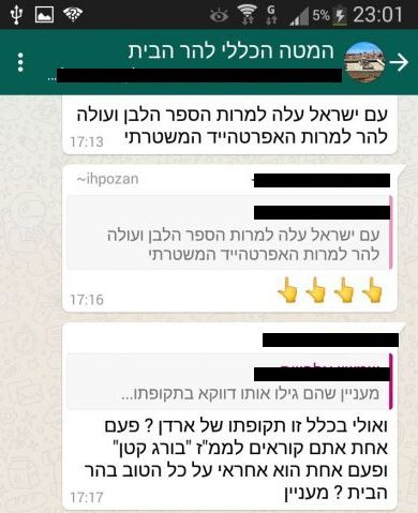 הסכסוכים הפנימיים של ארגוני הר הבית נחשפים