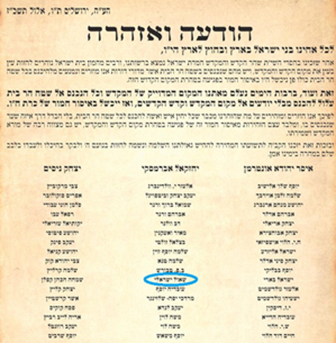 מכתבים נדירים: עמדת הרב ישראלי על עליה להר הבית
