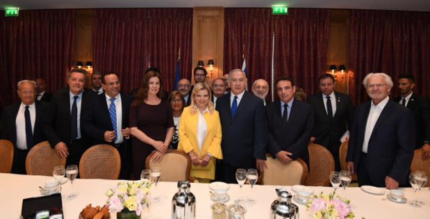 ראש הממשלה בפגישה עם מנהיגי קהילת יהודי צרפת
