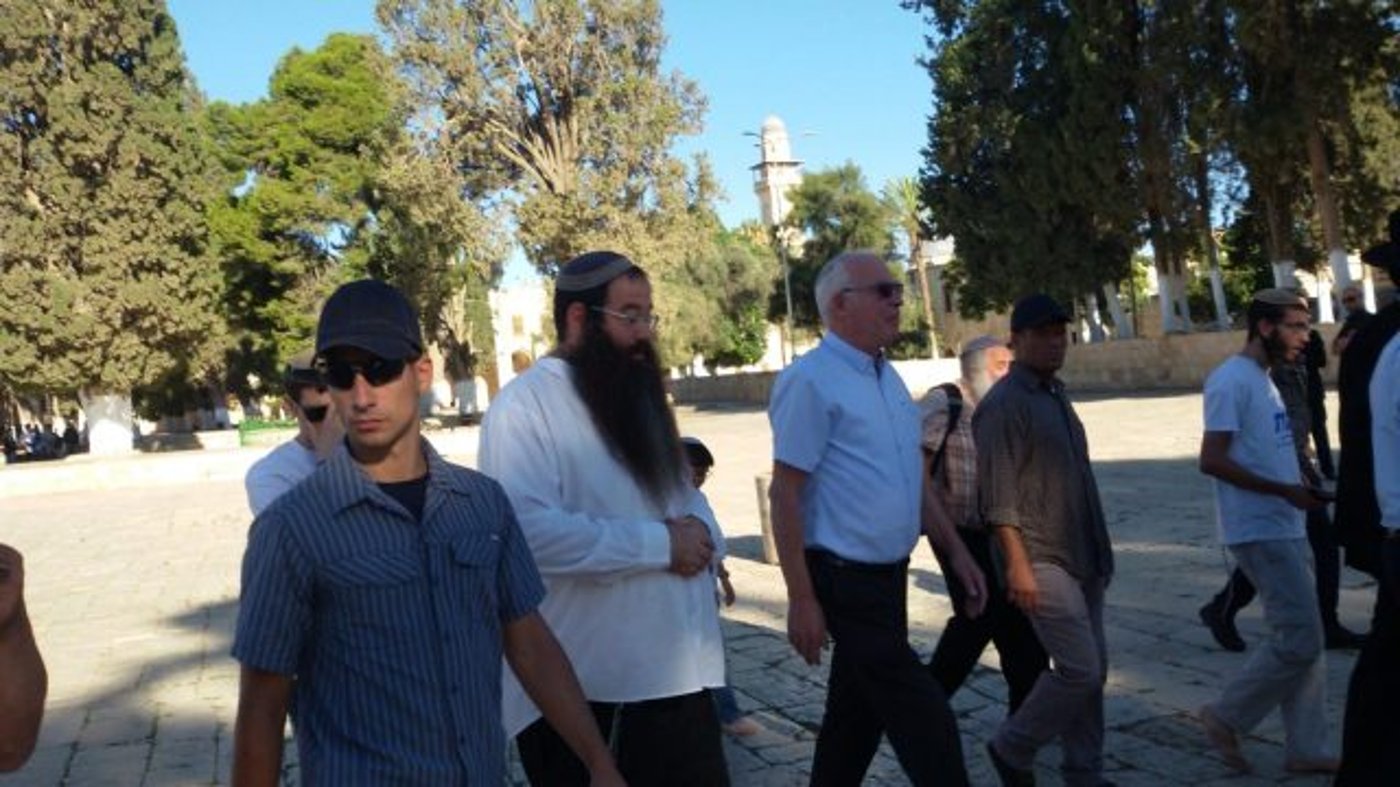 צפו: לאחר שלוש שנים- אורי אריאל חזר להר הבית