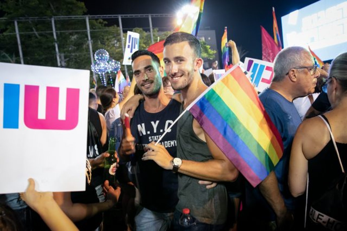 הפגנת הלהט"ב אמש
