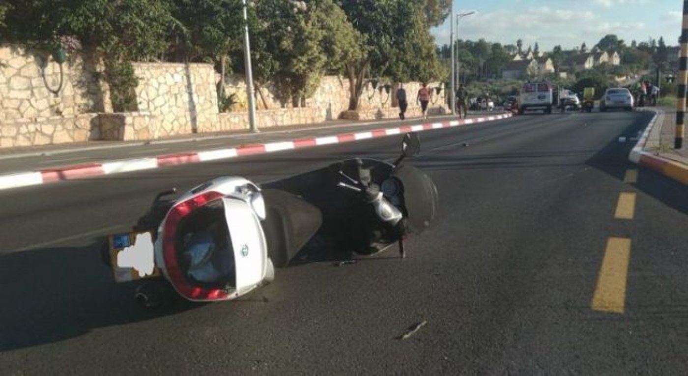 הקטנוע עליו רכב ההרוג